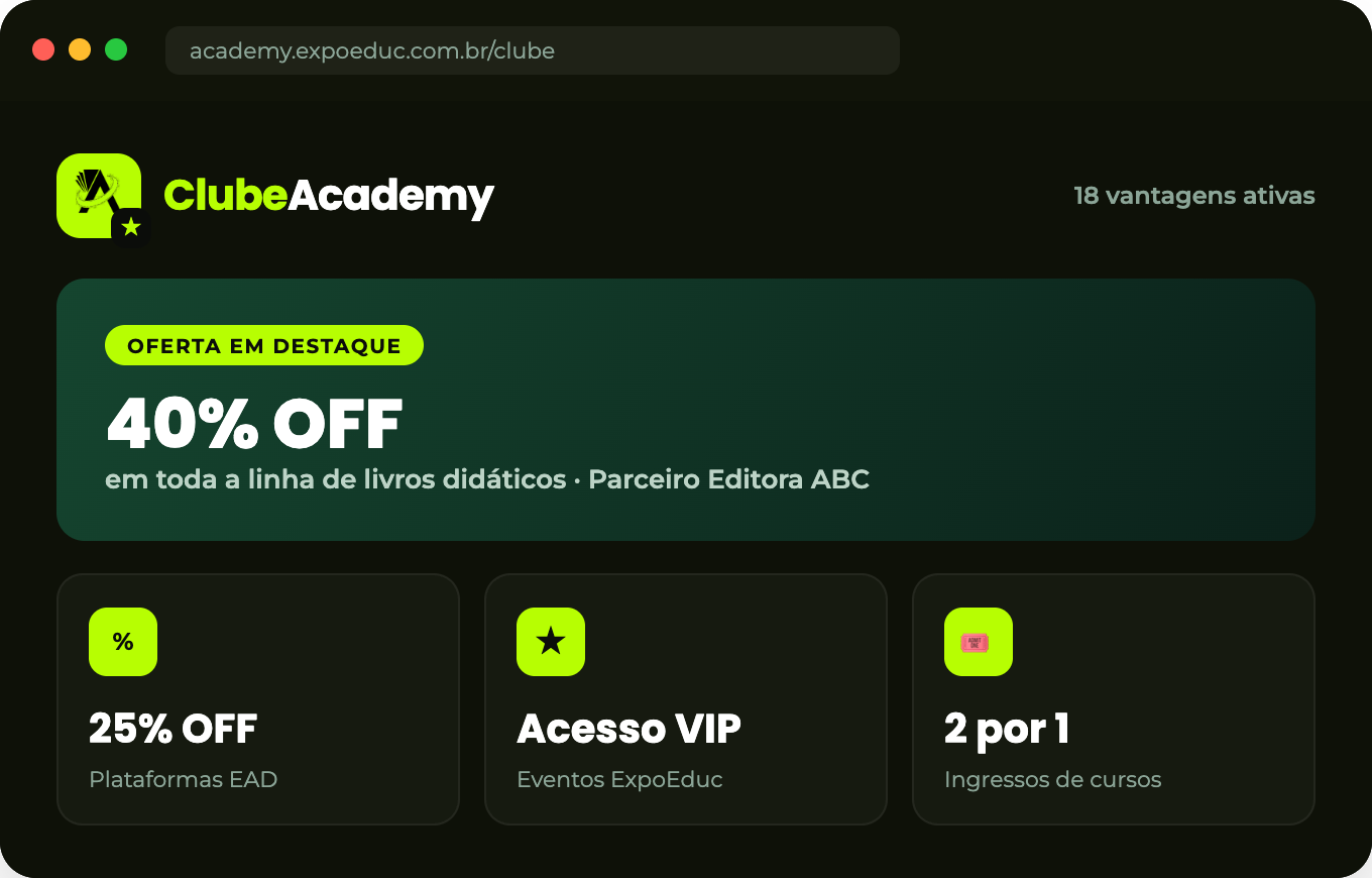 Prévia do ClubeAcademy